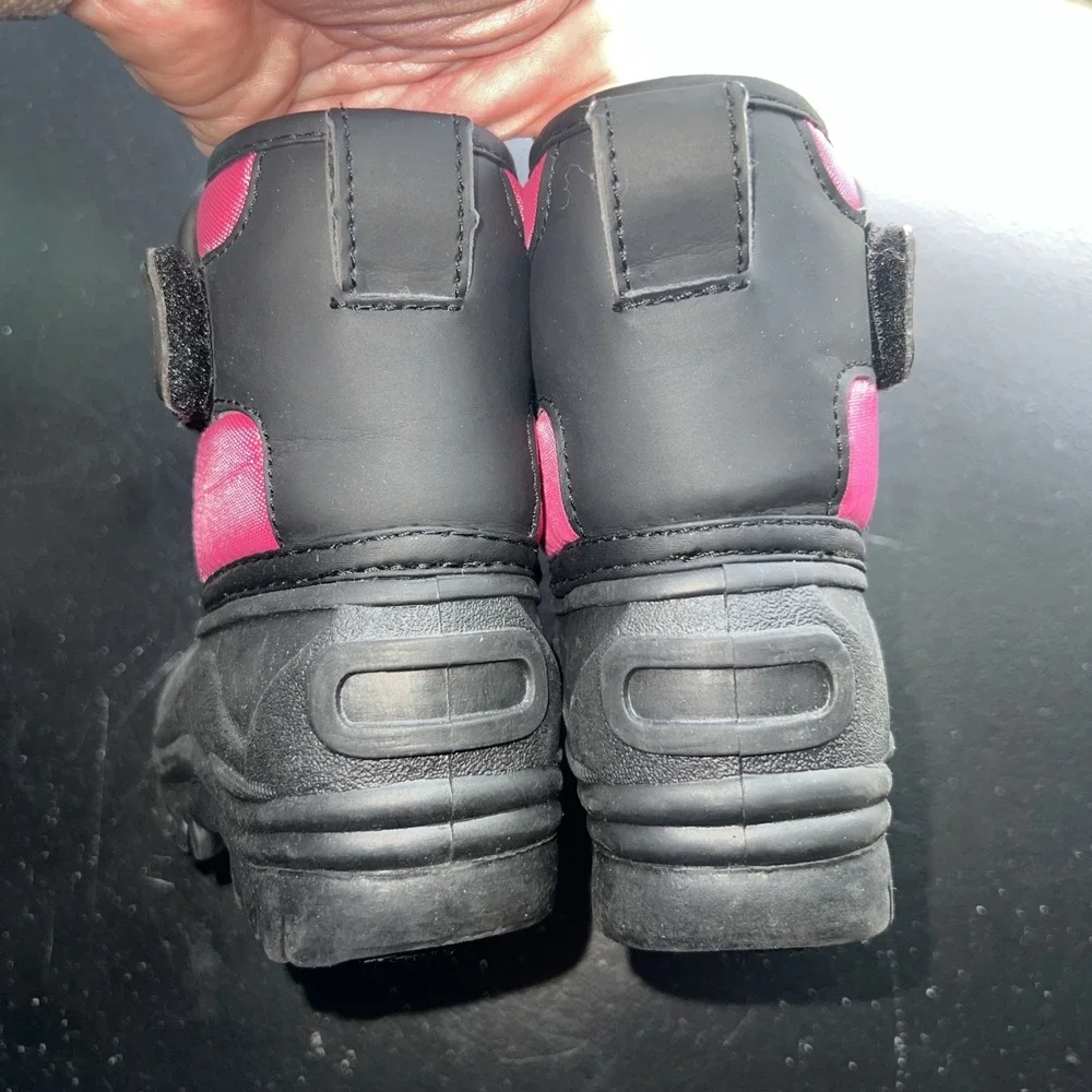 Mountain Creek Kids Winter insulated snow Boots US 6M Girls Baby Black/ Pink